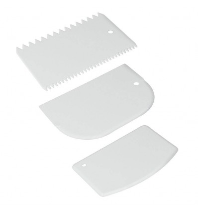 Juego 3 espatulas reposteria Metaltex