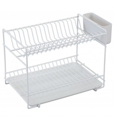 Escurreplatos Platificado Blanco Pequeño Sauvic