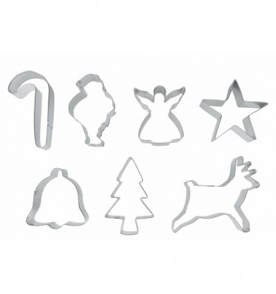 Cortapastas Navidad Set 7 Estañados Ibili