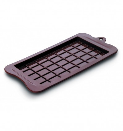 Molde Tableta Chocolate 9.5x18.5cm Silicona Ibili