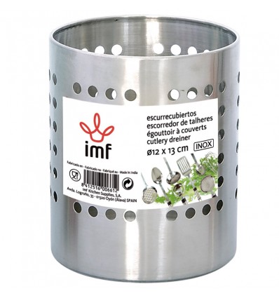 Escurrecubiertos 12 cts. Inox. Imf