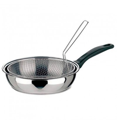 Freidora Sartén con Cestillo Inox. Inoxibar