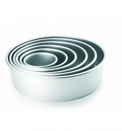 Molde Redondo Extra Alto Aluminio Ibili