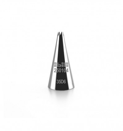 Boquilla Estrella 6 mm Inox. Ibili