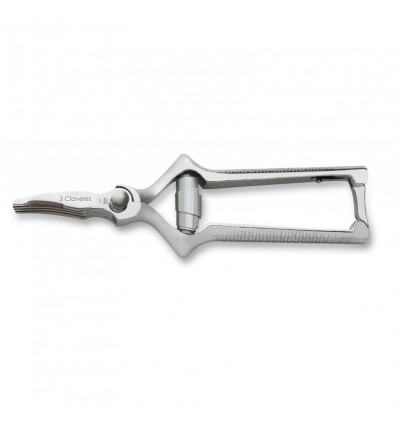 Masticador Curvo Acero Carbono 17.5 cm 3 Claveles