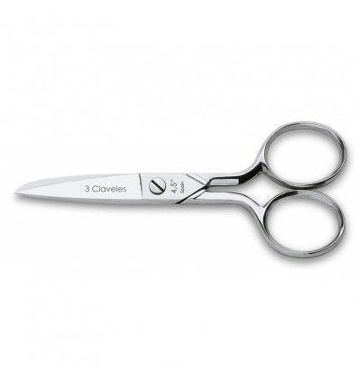 Tijeras Costura Varios Usos Niquelada 3 Claveles