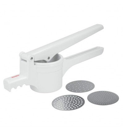 Prensapatatas 3 Discos Inox. Metaltex