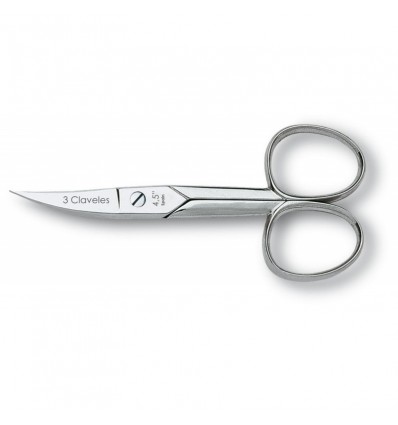 Tijeras Uñas Curva 11 cm 3Claveles