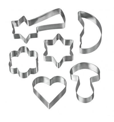 Cortapastas inox 6 Und. Metaltex