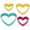 Cortapastas 4 Ud. Corazon Metaltex