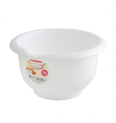 Bol Mezclador Plastico PP Metaltex