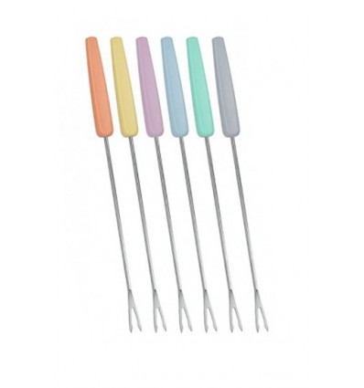 Juego 6 Pinchos para Fondue Metaltex