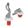 Juego 2 Tapones Expansion Leva Acero Inox.Metaltex