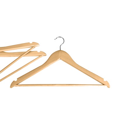 Percha Madera 3 ud. Metaltex