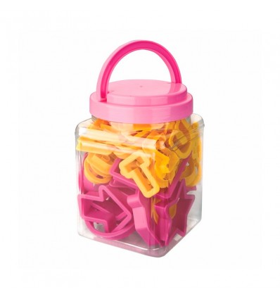 Set 52 Cortapastas Letras y Numeros Ibili