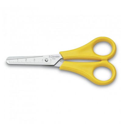 Tijera Escolar 12.5 cm. 3 Claveles