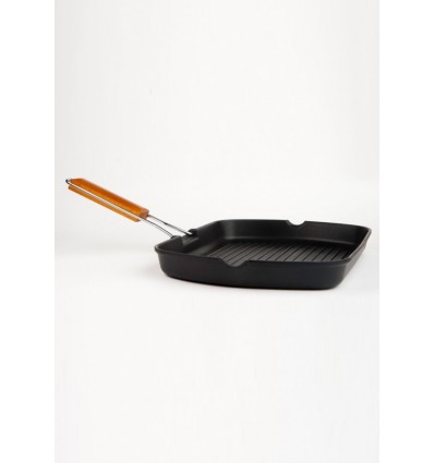 Asadores Aluminio Fundido Con Rayas Vier