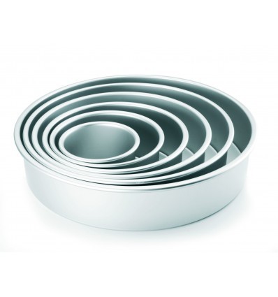 Molde Redondo Alto Aluminio Ibili