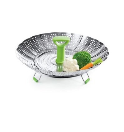 Cestillo Vapor Plegable Inox. Ibili