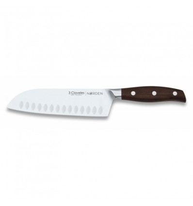 Cuchillo mod. NORDEN Santoku 17.5 Cms 3 CLAVELES