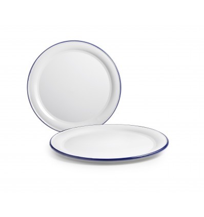 Bandeja Redonda Porcelana Blanca 35 cm Ibili