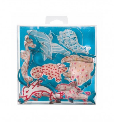 Cortapastas Animales marinos Set 7 Estañados Ibili