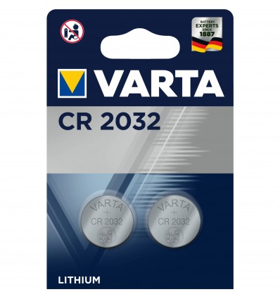 Pila Boton 2 Ud. CR2032 Varta