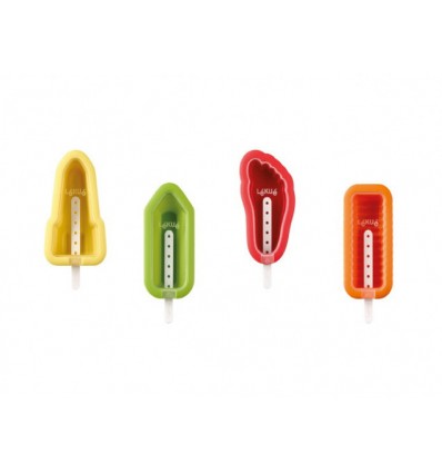 Kit 4 polos iconicos pequeños Lekue