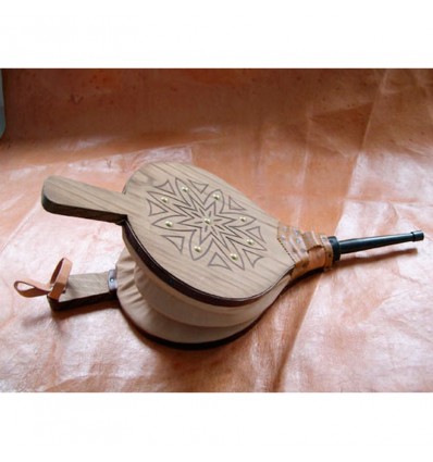 Fuelle Artesanal Cuero Madera Decorado