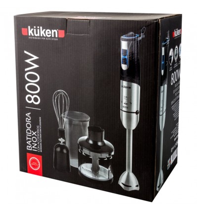 Batidora con accesorios 800w Kuken