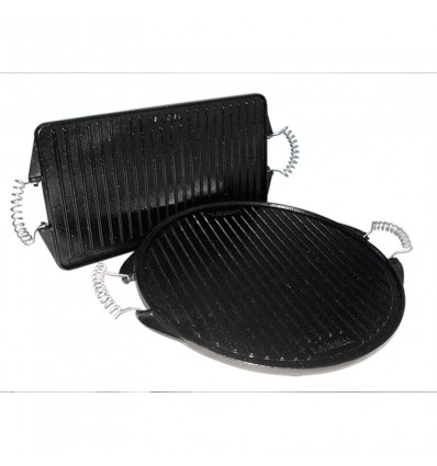 Plancha Hierro Fundido Esmaltada Redonda El Cid