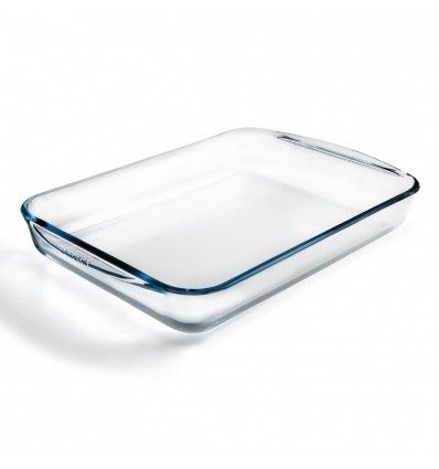 Fuente Rectangular 40 X 27 cts Cristal Pyrex
