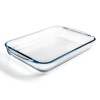 Fuente Rectangular 40 X 27 cts Cristal Pyrex