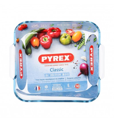 Fuente Cuadrada Pyrex