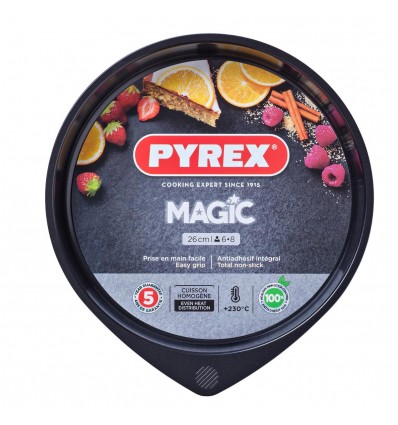 Molde tarta hondo 26 cts Magic Pyrex