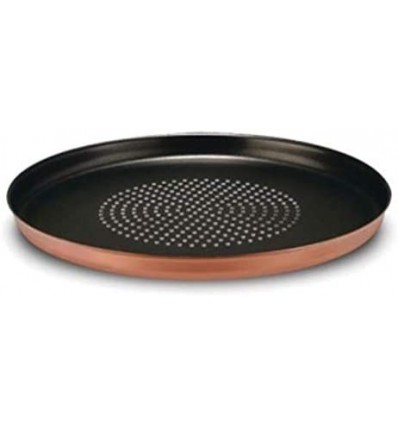 Molde pizza perforado 34 cts Domo