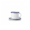 Taza con Platillo Porcelana Blanca Ibili