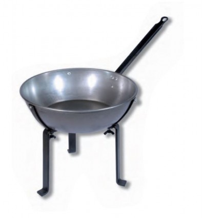 Sarten honda con patas Hierro Vaello