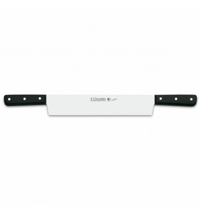 Cuchillo Cortaqueso 26 cm 2 Mangos 3 Claveles