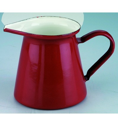 Lechera de Servir Porcelana Roja