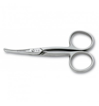 Tijera Bebe Recta Hoja Fina 10 cm 3Claveles