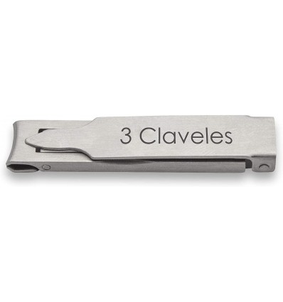 Cortauñas plegable inox 3claveles