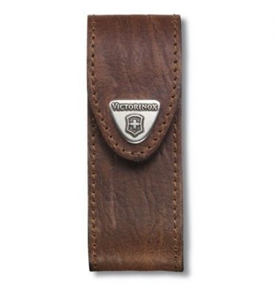 Funda Marrón de Piel para Navaja Victorinox