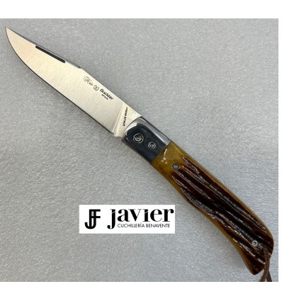 Navaja Buckler Hueso camello ambar Nieto