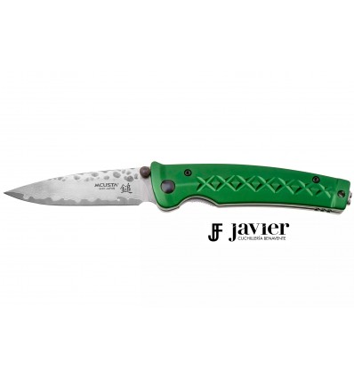 Navaja Fusion Damascus mc 163D Mcusta