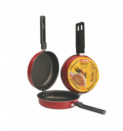 Sartenes Dobles Tortillas Aluminio Ibiii