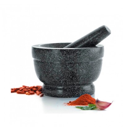 Mortero Granito con Mango Lacor