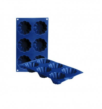 Molde Flanero Rizado 6 cav. Ibili